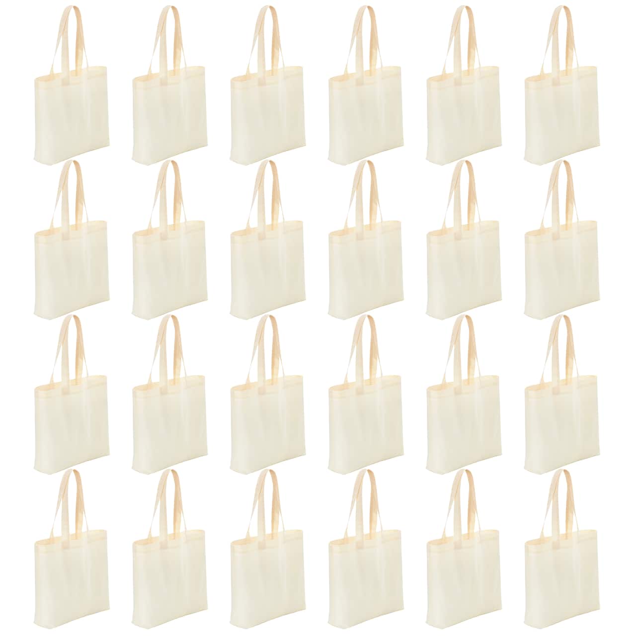 24 Pack: Cotton Tote Bag by Make Market&#xAE;